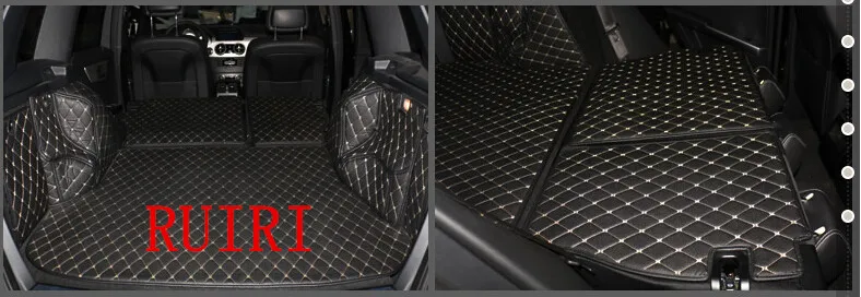 Best mats! Special trunk mats for Mercedes Benz GLK 350 2015-2008 durable cargo liner boot carpets GLK350 2013 Free shipping |