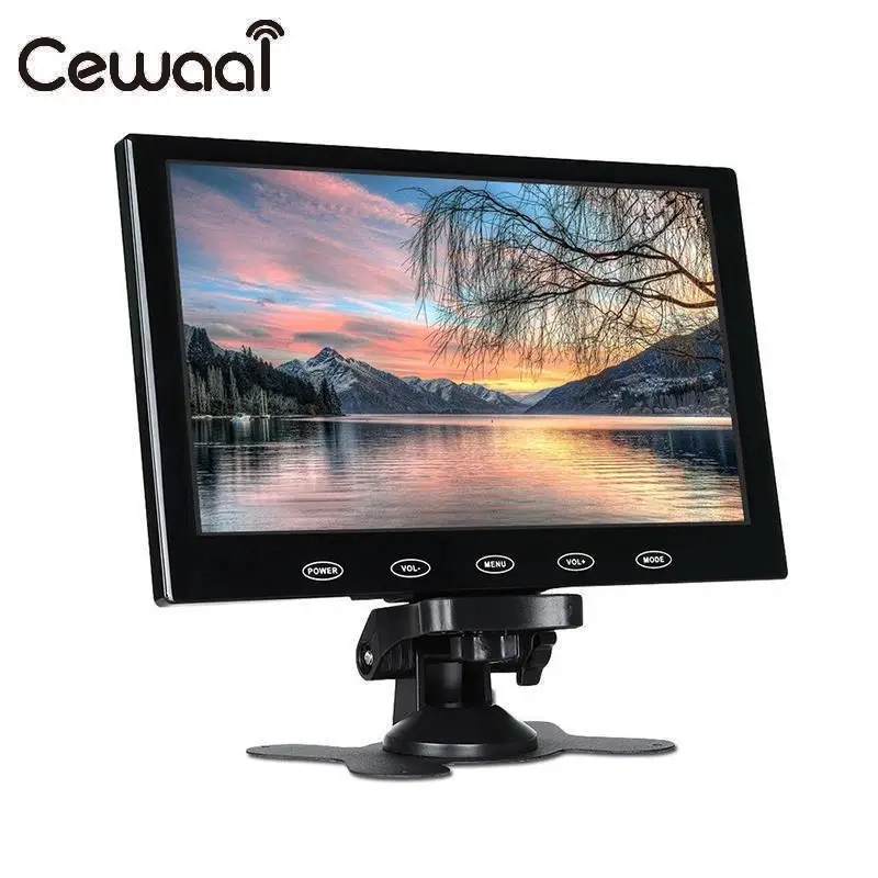 7 &quot/9&quot/10 1 &quotHD CCTV камера LCD PC жидкокристаллический дисплей AV/VGA/HDMI 1024x600 вход экран