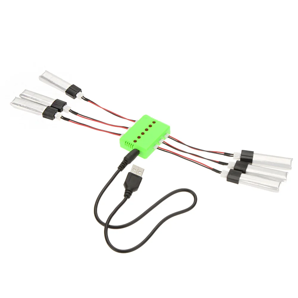 Супер Fly наборы X6 зарядное устройство с 6 шт 200mAh Lipo батарея 3 7 V для Wltoys V911 1 2 F929 F939|3.7v