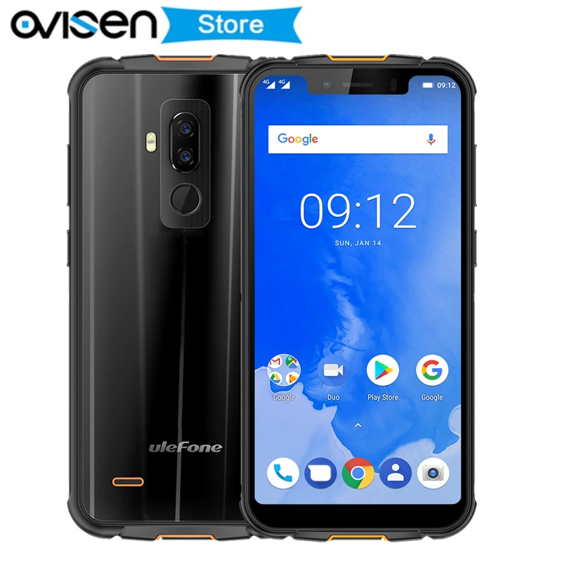 Ulefone Armor 5 Android 8 1 IP68 водонепроницаемый смартфон 85 "Восьмиядерный 4 Гб ОЗУ 64 NFC Face ID