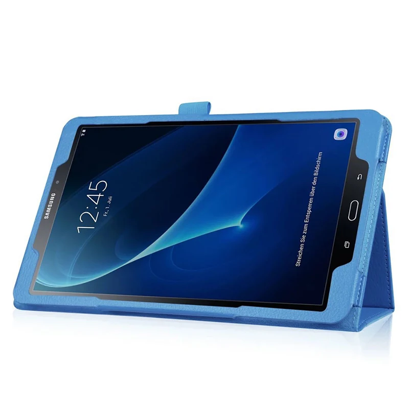 Тонкий чехол из искусственной кожи для Samsung Galaxy Tab A 10 1 T580 складная подставка