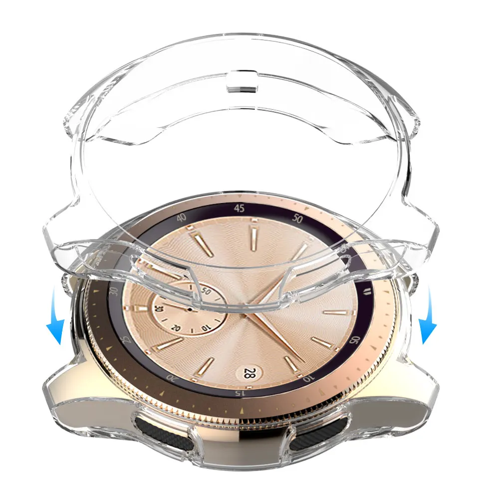 Чехол gear S3 Frontier для samsung Galaxy Watch, 46 мм, 42 мм, ремешок на ремешке, покрытие из мягкого ТПУ, универсальный защитный чехол, оболочка, рамка