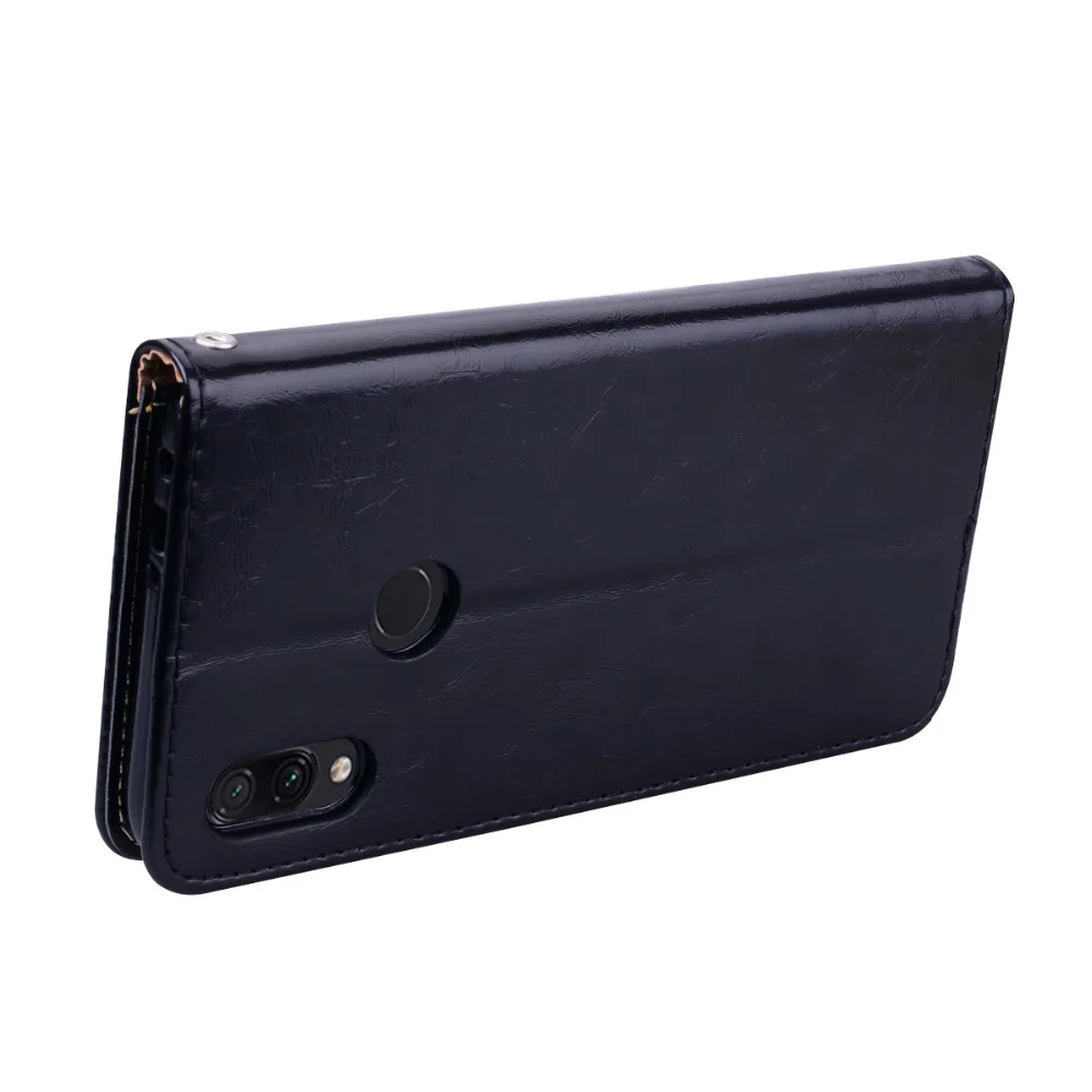 Для Xiaomi Redmi Note 7 Go Red mi чехол для телефона флип-кошелек кожаный Note7 задняя крышка