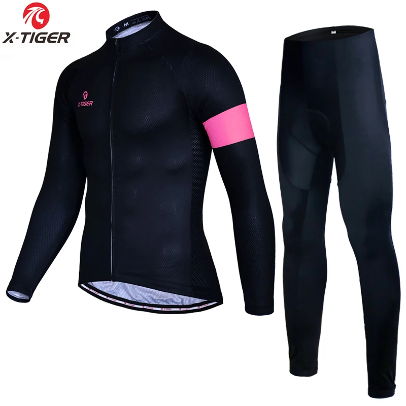 Jerseys and Pant X-Tiger Pro, зимний теплый флисовый спортивный костюм для велоспорта, одежда для велоспорта, Майо, Ropa Ciclismo Invierno, одежда для горного велосипеда - Цвет: Jerseys and Pant