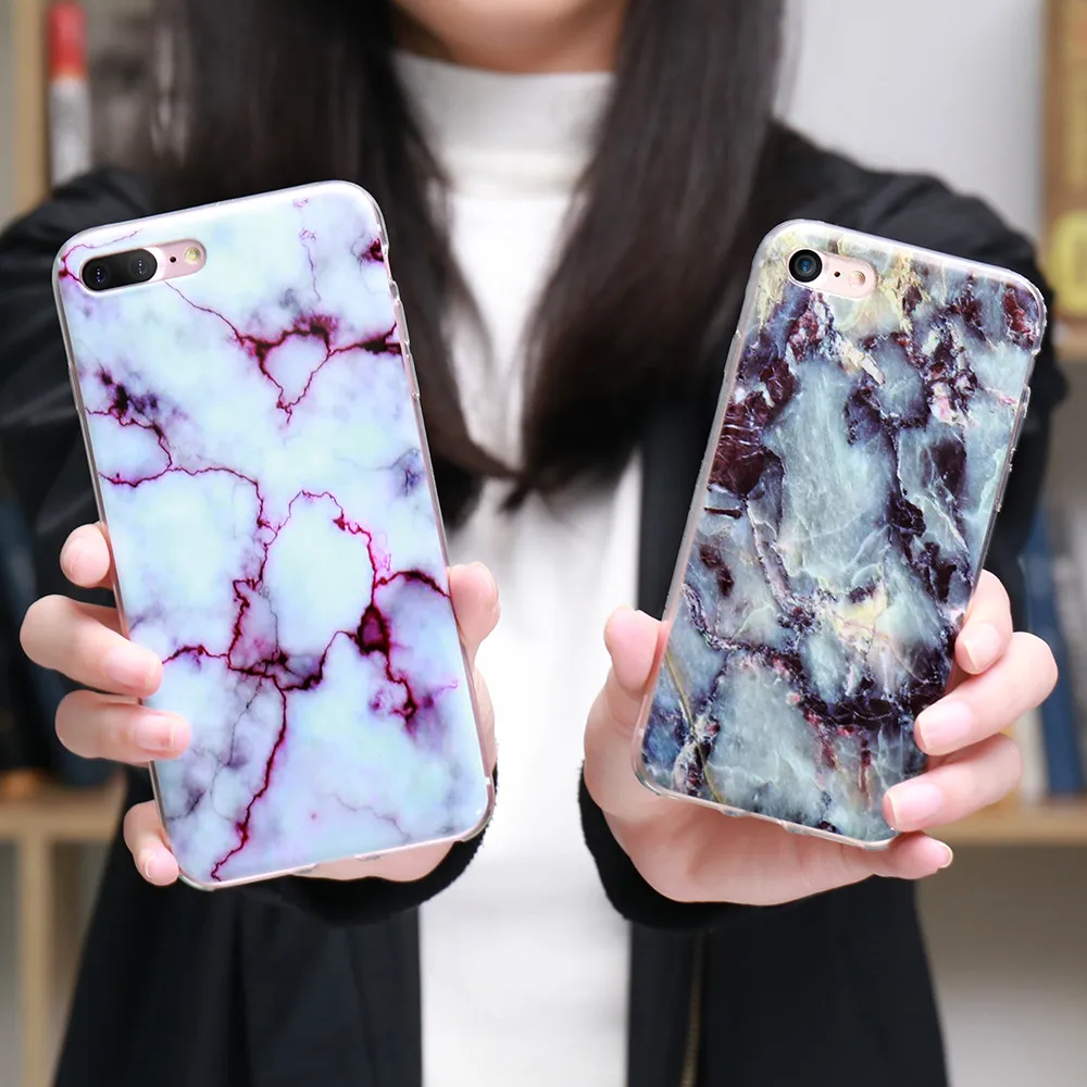 Мраморный чехол для телефона iPhone XS Max XR X 8 7 Plus роскошный мягкий силиконовый из ТПУ