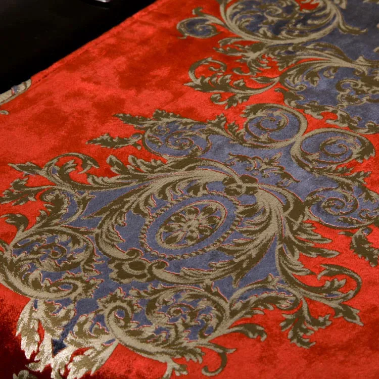 Европейский Стиль Роскошные Высокое качество бархат кровать флаг бегун таблице