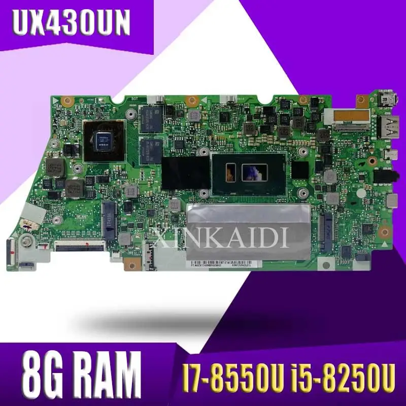 Материнская плата для ноутбука ASUS UX430UN UX430UQ UX430UQK UX430UA UX430UAR UX430U 8G Оперативная