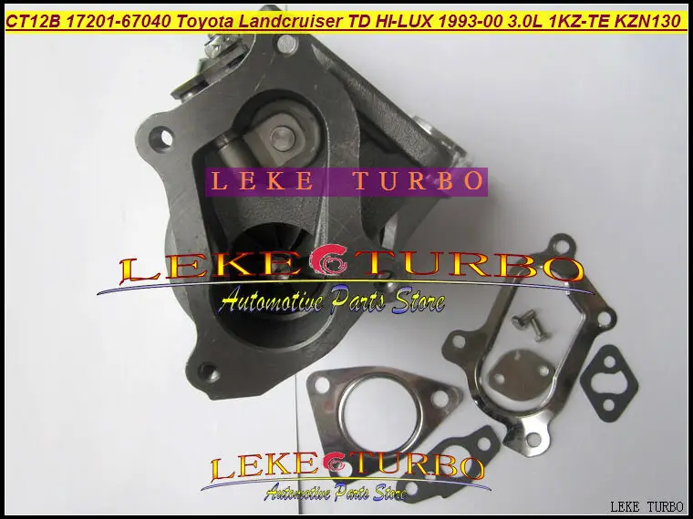 CT12B 17201 67010 67040 турбо для TOYOTA LANDCRUISER 4 runner HI LUX HILUX 1KZTE 1KZ TE KZN130 1720167010 л|gasket bmw|gasket setgasket