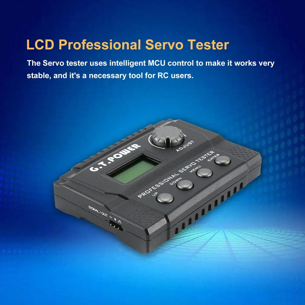 G. T. Power LCD цифровой профессиональный сервотестер для радиоуправляемого самолета