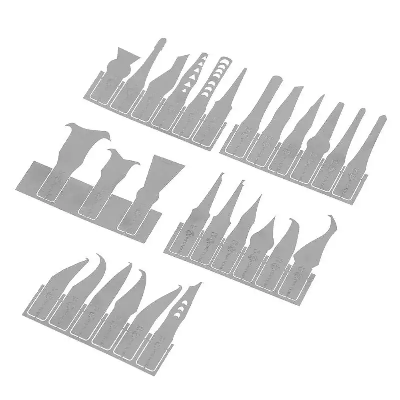 27 in 1 IC Chip Repair Thin Blade Tool CPU Metal Remover Graver for iPhone | Инструменты