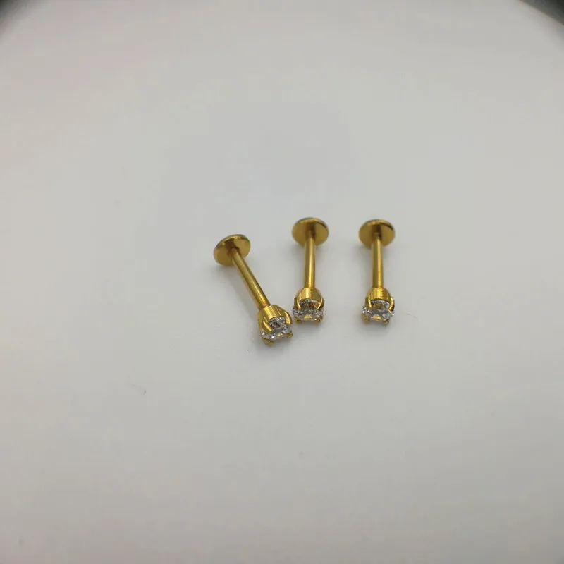 Циркониевое кольцо Для Пирсинга Ушей полированное для пирсинга губ ювелирные