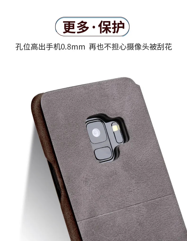 X-Level Экстремальный Флип кожаный чехол для samsung s9 S10Plus чехол S7 edge S8 Ретро Винтажный Классический чехол-книжка для note 9 Note 8