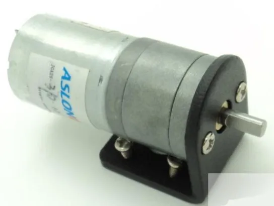 Редукторный двигатель постоянного тока 25 мм фиксированная база/кронштейн/умный
