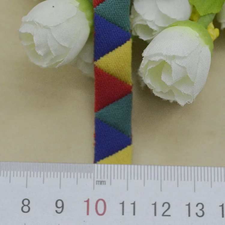 10Meter 1cm Decorative Webbing Polyester Stripe Satin Ribbon Trim for Hand-sewing Garment Bags Clothing Woven Belt | Дом и сад