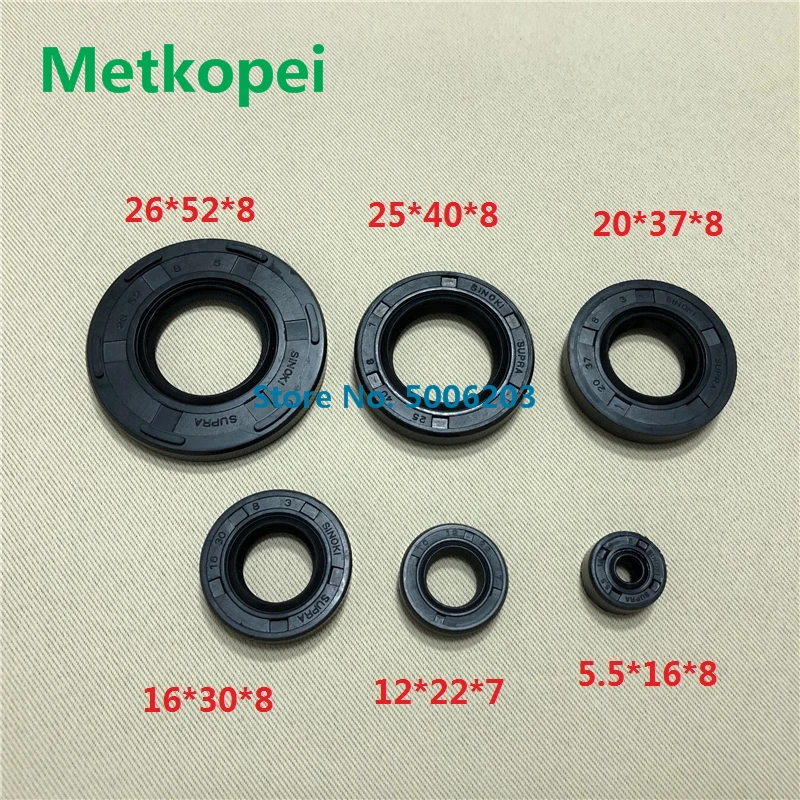 Мотоцикл AX100 полный двигатель сальник резиновое уплотнение зубчатого вала для