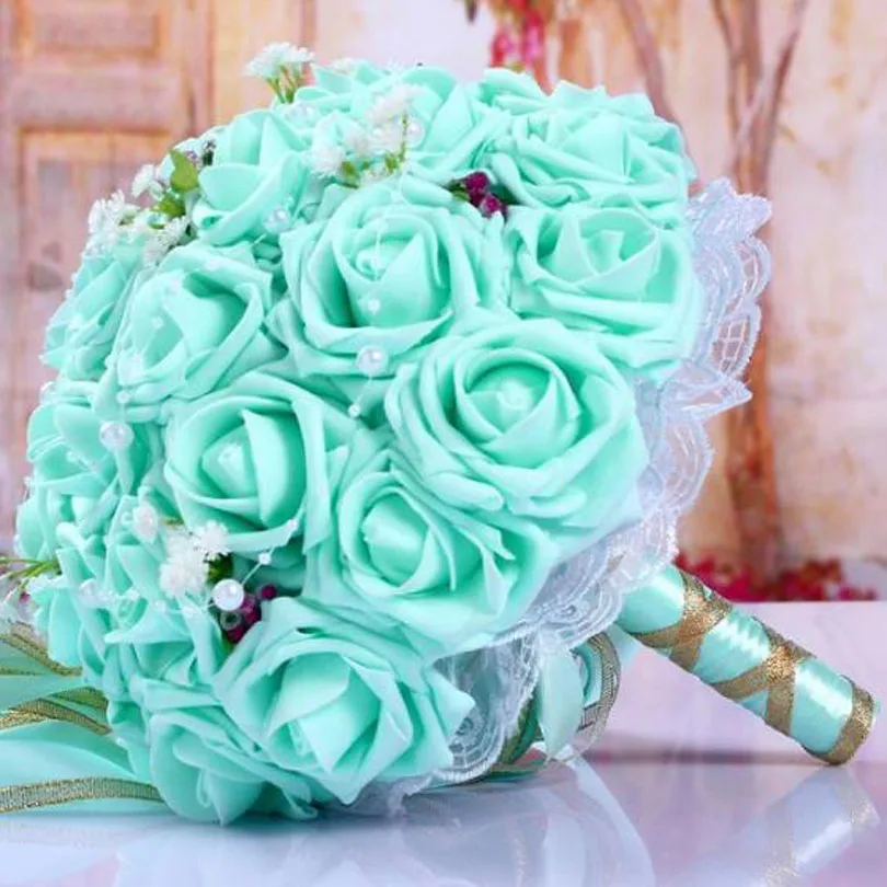 Pe Rose, женские свадебные букеты для невесты, розовые цветы, свадебный букет, Свадебный держатель, Букет пионов, аксессуары