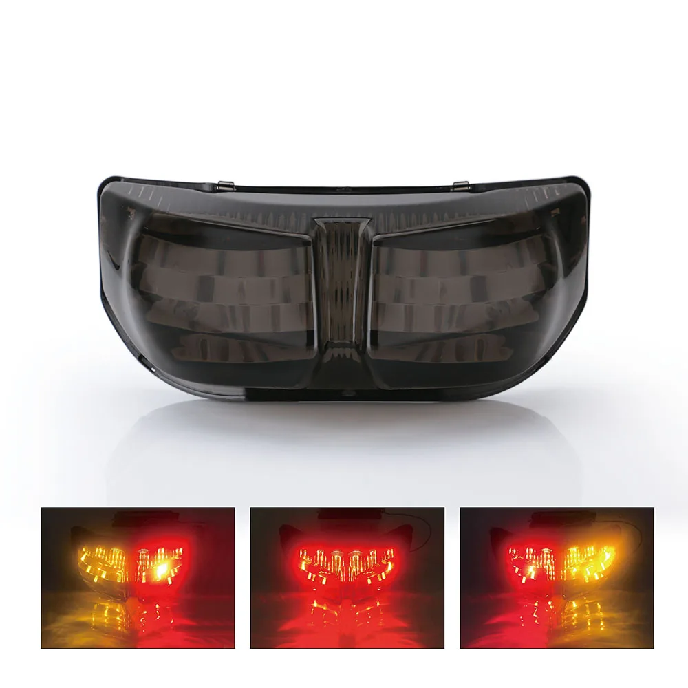 smoke SPEEDPARK Высококачественный ABS светодиодный задний Встроенный задний фонарь поворотный сигнальный светодиод для Yamaha FZ8 Fazer 10-13 FZ1 N FZ1 Fazer 06-13 - Цвет: smoke