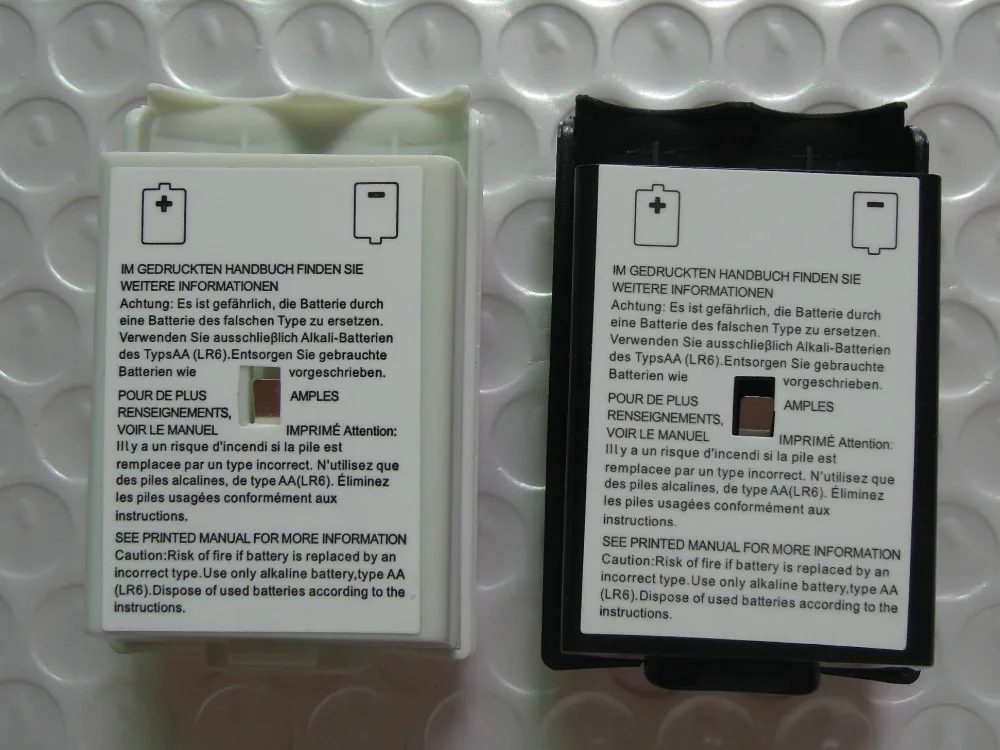 Черно белый батарейный отсек защитный чехол набор для Xbox 360 XBOX запасные части