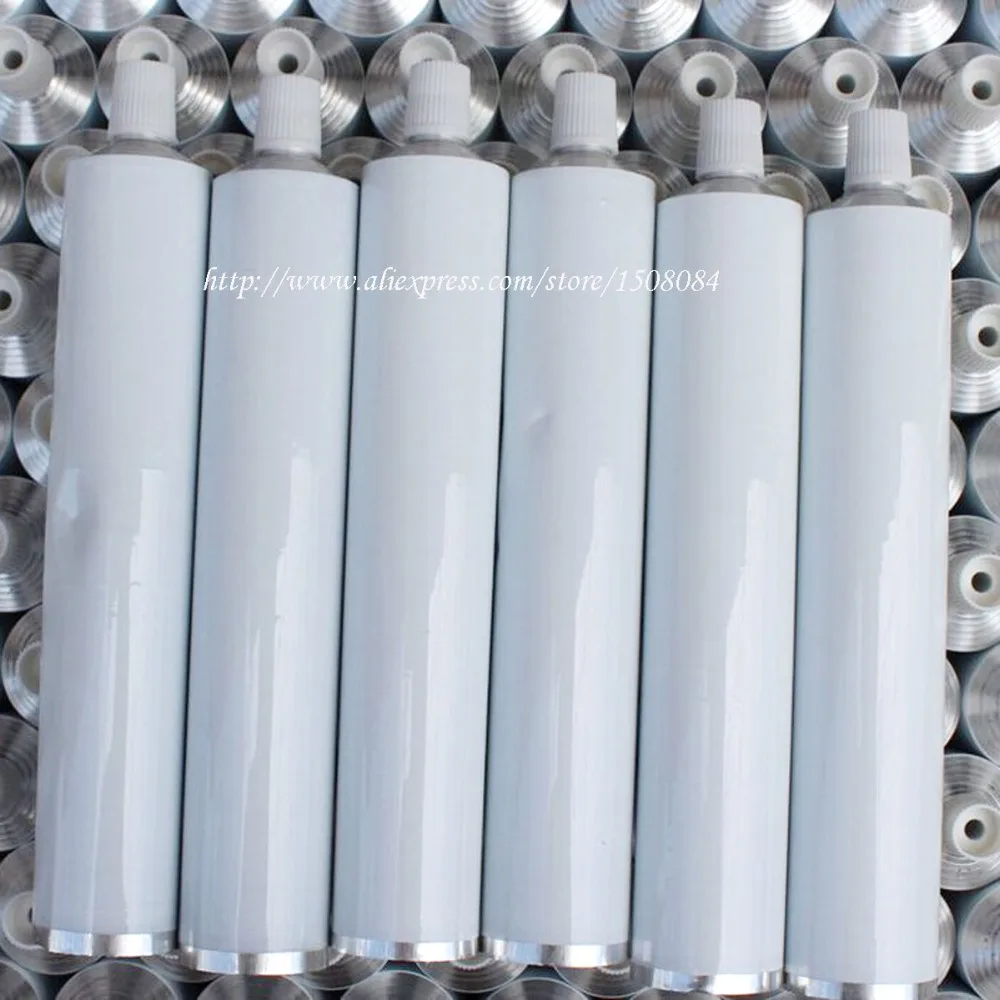 100pcs 30ml Aluminum Empty Toothpaste Tubes w/ Needle Cap Unsealed