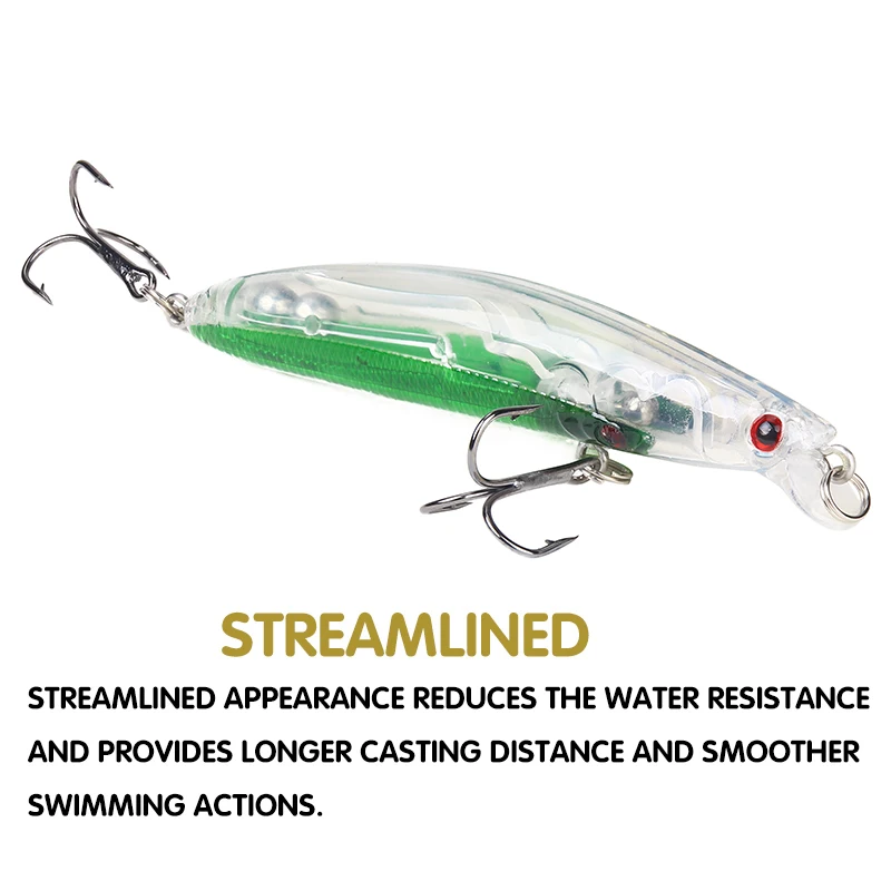 SEAPESCA 9 5 см 9.g Minnow Рыболовная Приманка Crankbait Peche Bass Trolling iscas artificiais жесткая приманка