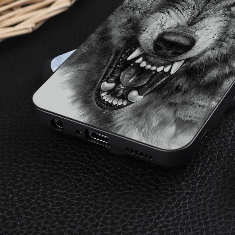 Snow wolf hard animal moon cute Soft Silicone Phone Case for oneplus one plus 7 pro 7t 6 6t 5t |
