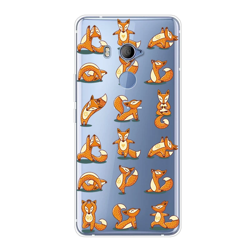 Cartoon Case For HTC U11 Eyes Life Pattern Plainting Soft Silicone Fundas Phone Plus U12 |