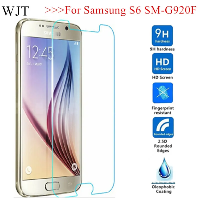 Закаленное стекло S6 Sklo для Samsung Galaxy G920 G920F G920FN высококачественное на S 6 SM DUOS защита