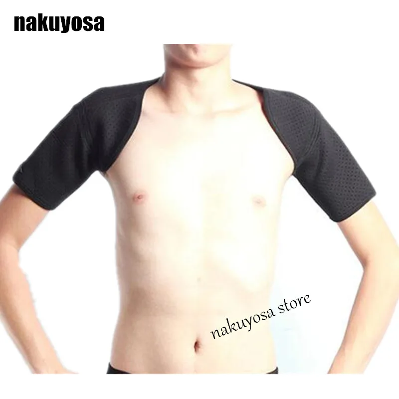 Дышащий Бандаж на два плеча спортивная защита от травм боли|double shoulder brace|sports