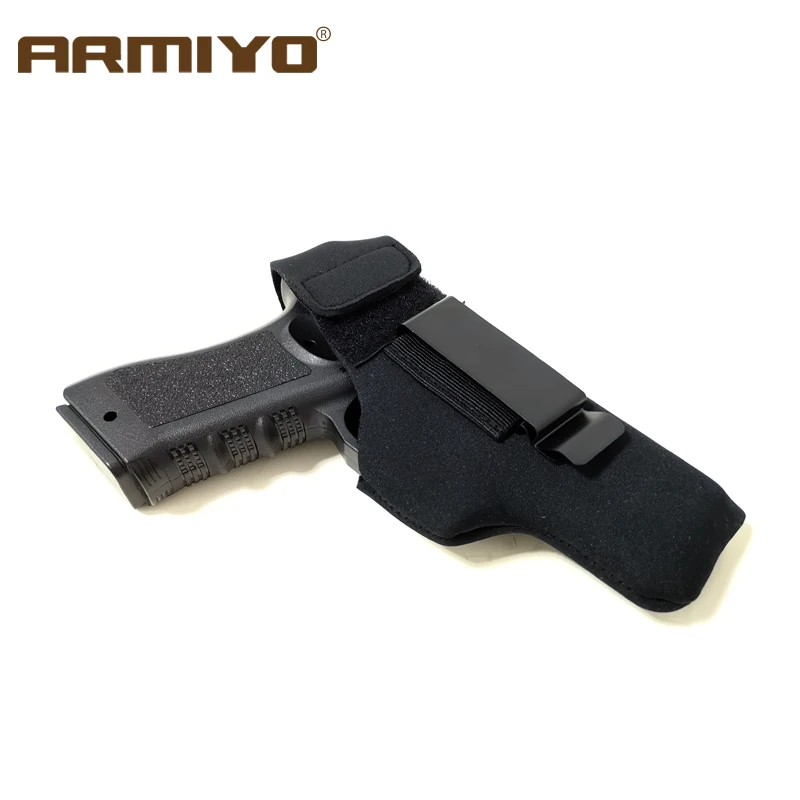Armiyo Удобная хлопковая Скрытая кобура для дайвинга внутри пояса скрытый ремень металлический зажим спортивная сумка подходит для пистолета