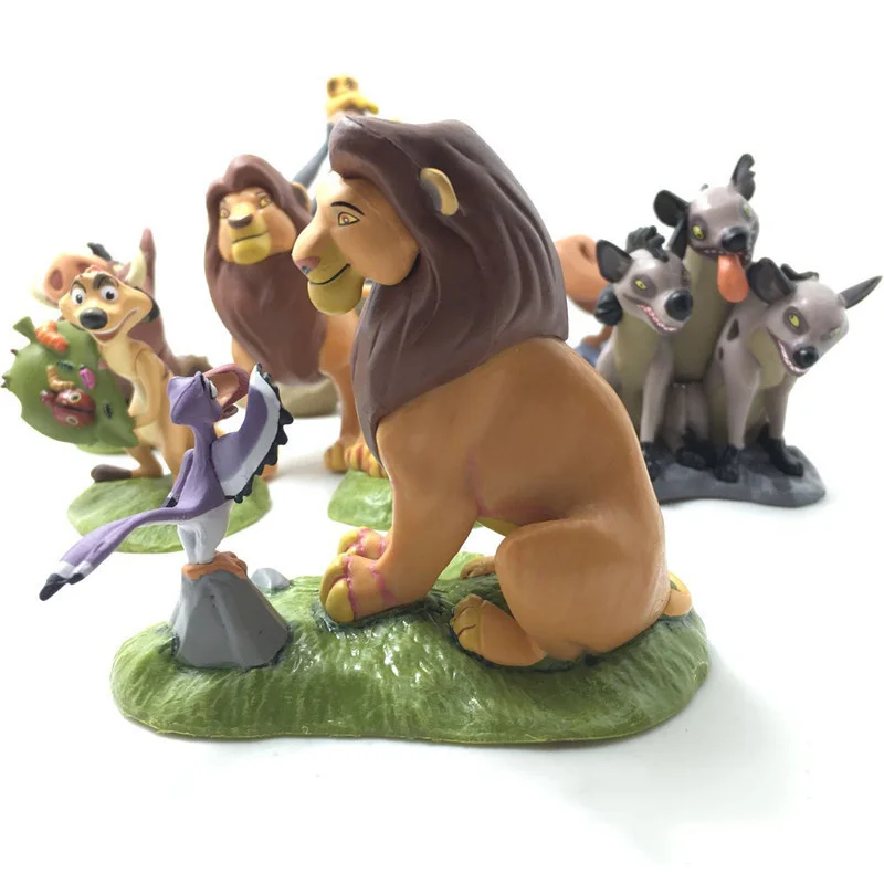 Disney The Lion King Simba Sction фигурки 9 шт./компл. модель ПВХ куклы классические игрушки