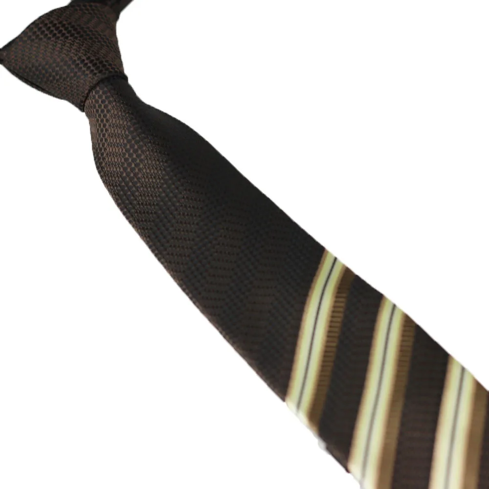 Галстуки LAMMULIN мужской узкий галстук новый дизайн уникальный коричневый в клетку