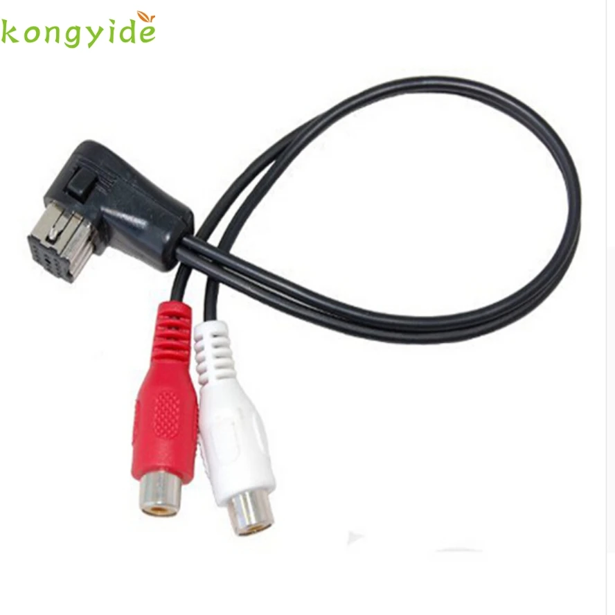 Новое поступление автомобильный аксессуар RCA AUX ведущий аудио входной кабель для