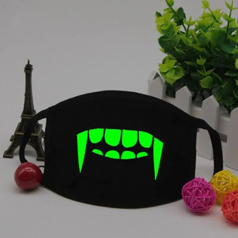 Luminous Mouth Mask Light in the dark Anti dust warm Cool Unisex 12 Style Respirator Stop Air Pollution L3 | Красота и здоровье