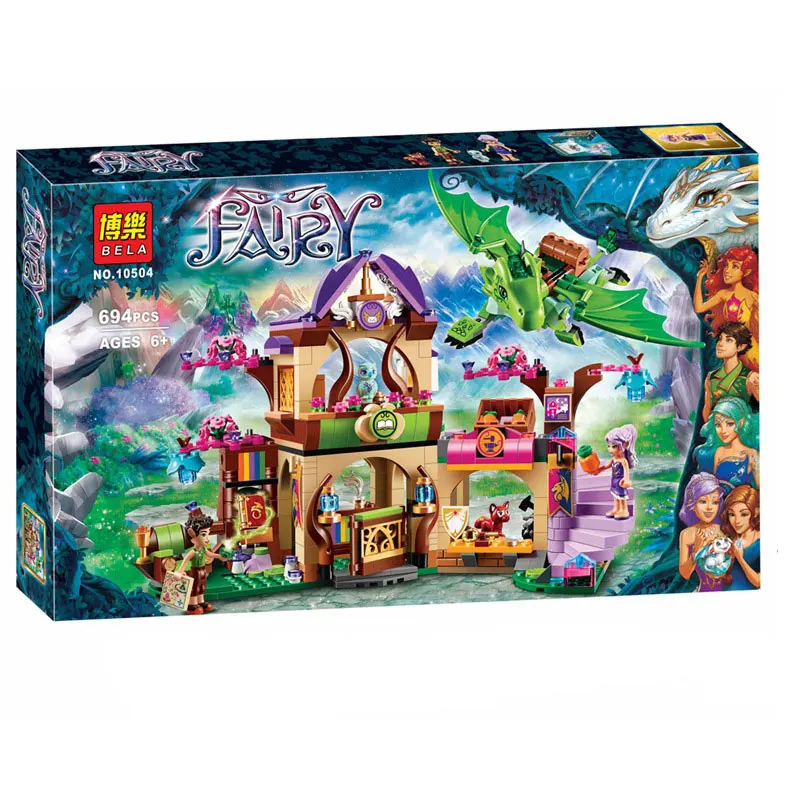 Bela Elves тайный рынок место 41176 образовательная модель строительные блоки