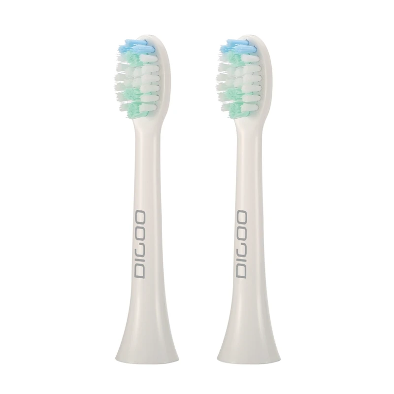 2Pcs DG-YS11 5 Brush Modes Sonic-Electric Toothbrush Heads Black& White Bathroom Tooth Brush Cleaning Wash Sets Accessories
