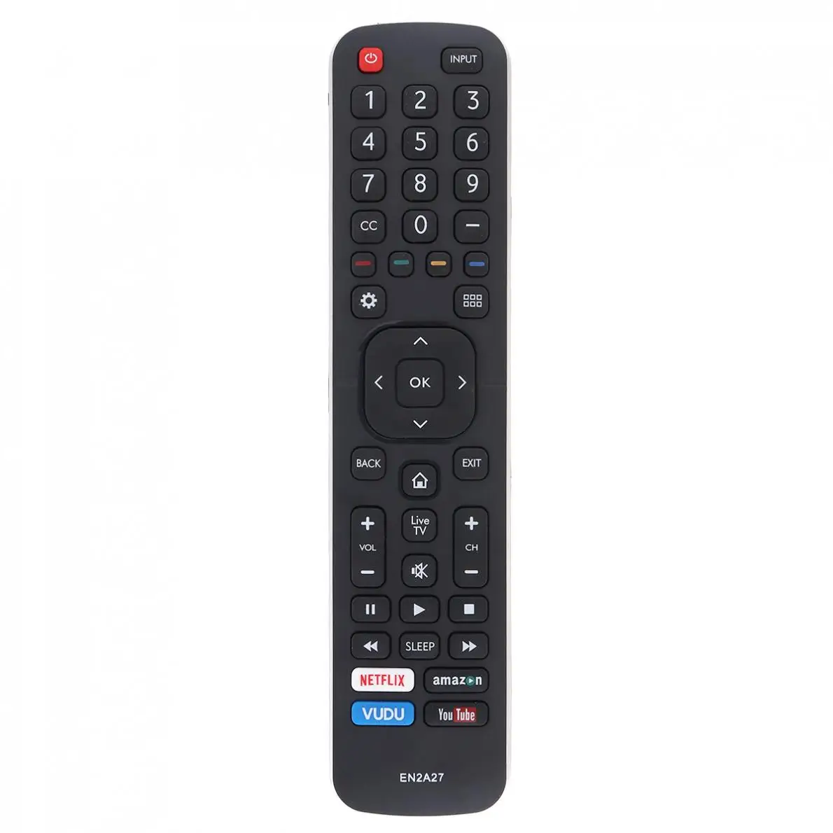 EN2A27 TV Remote Control Replacement Support 2 x AAA Batteries with Long Transmission Distance for 40H5C / 43H5C /43H7C | Электроника