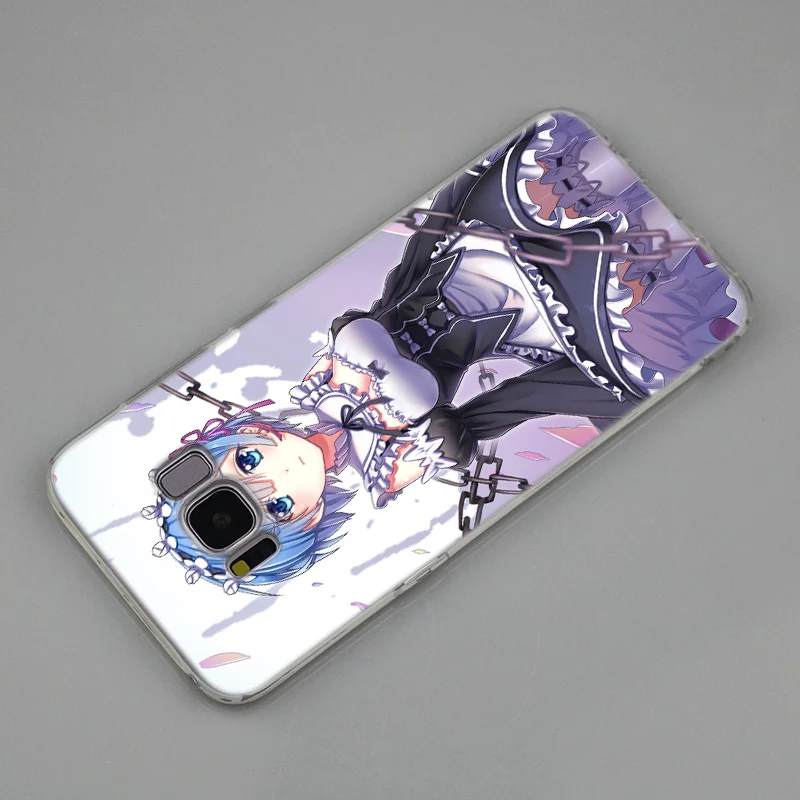 Аниме ReZERO Ram Rem Мягкий силиконовый чехол для Samsung Galaxy Note 10 Plus 5 S8 S9 S10 5G S6 S7 Edge S5 S10e