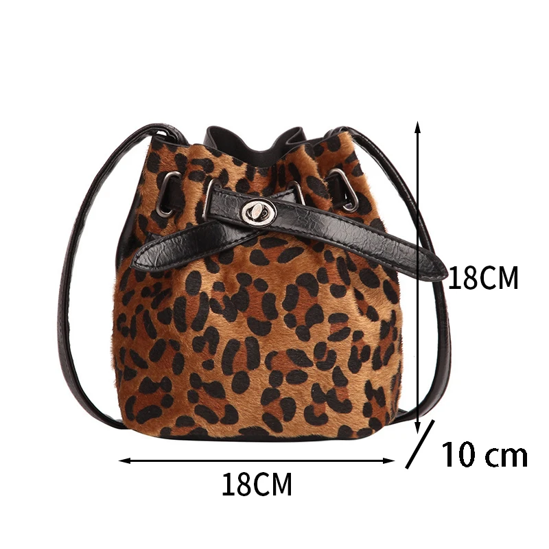 EXCELSIOR Новинка 2019 года ведро Лидер продаж женские сумки Leopard стринги с принтом
