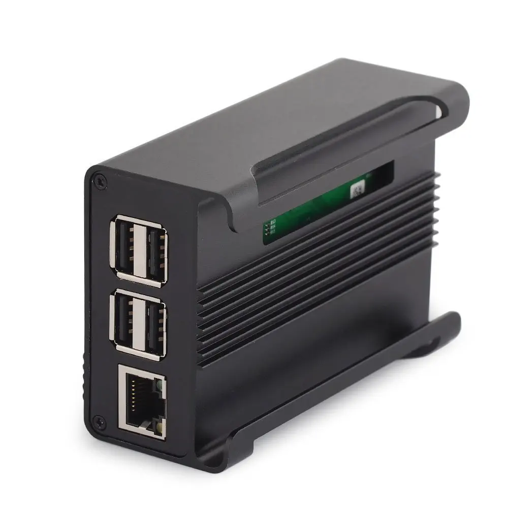 Новейший чехол raspberry pi 3 Модель b plus металлический корпус Корпуса Pi из
