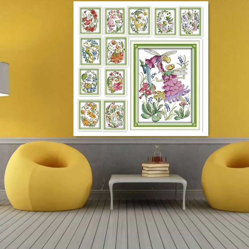 Цветок модный цветок вышивка крестиком Набор для творчества Китайская Узор