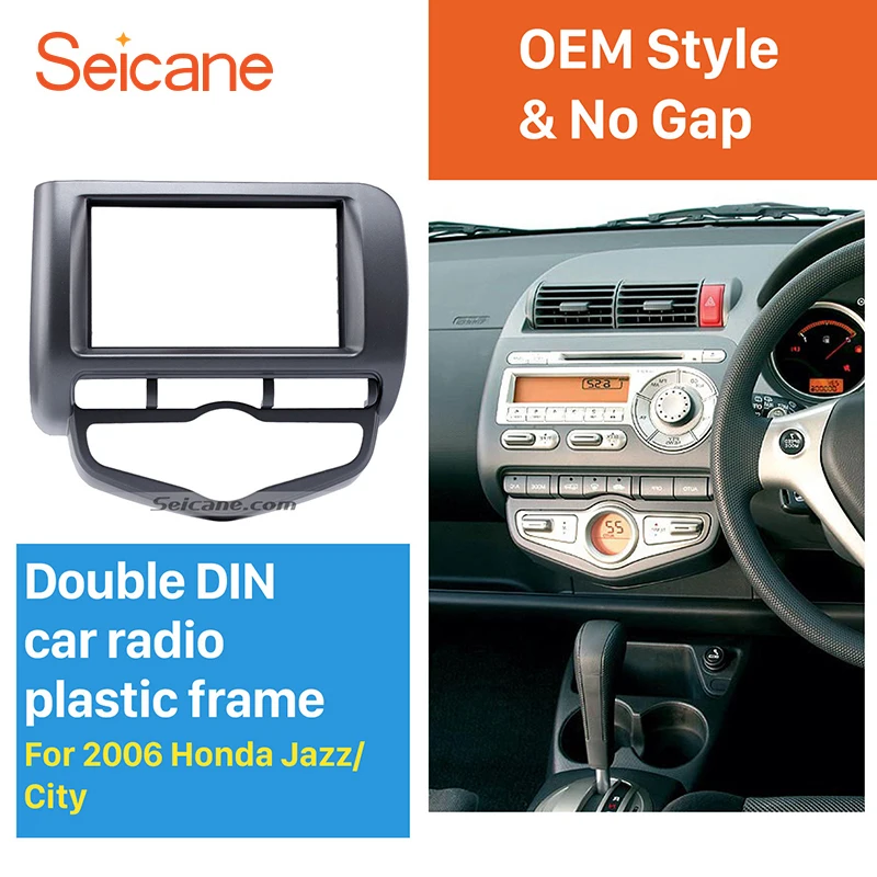Автомобильный радиоприемник Seicane модель 2006 г. для Honda Jazz City AC RHD аудиообложка DVD
