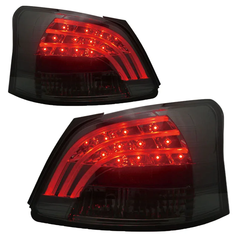 

Задний светодиодный фонарь в сборе для Toyota Vios 2008-2012, модифицированный задний фонарь s Black 2 шт./компл.