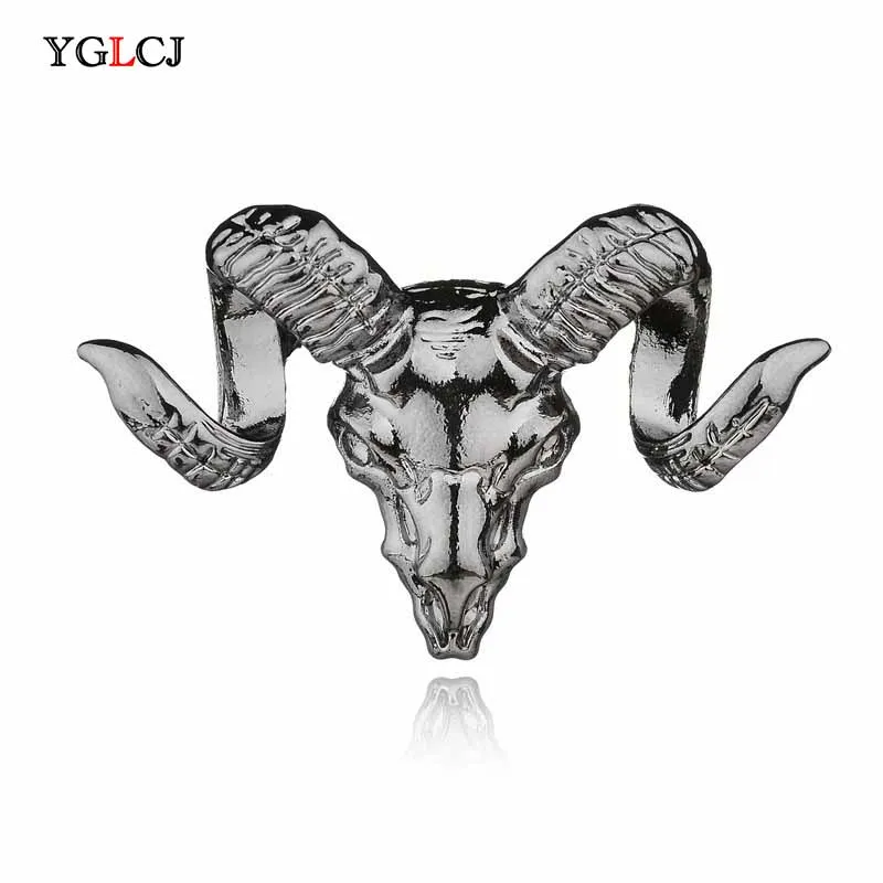 

2020 Fashion Retro Sheep Head Brooches Collar Pin Accessories Unisex Luxury Badge Brooch Pins Christmas Gift for Women&Men