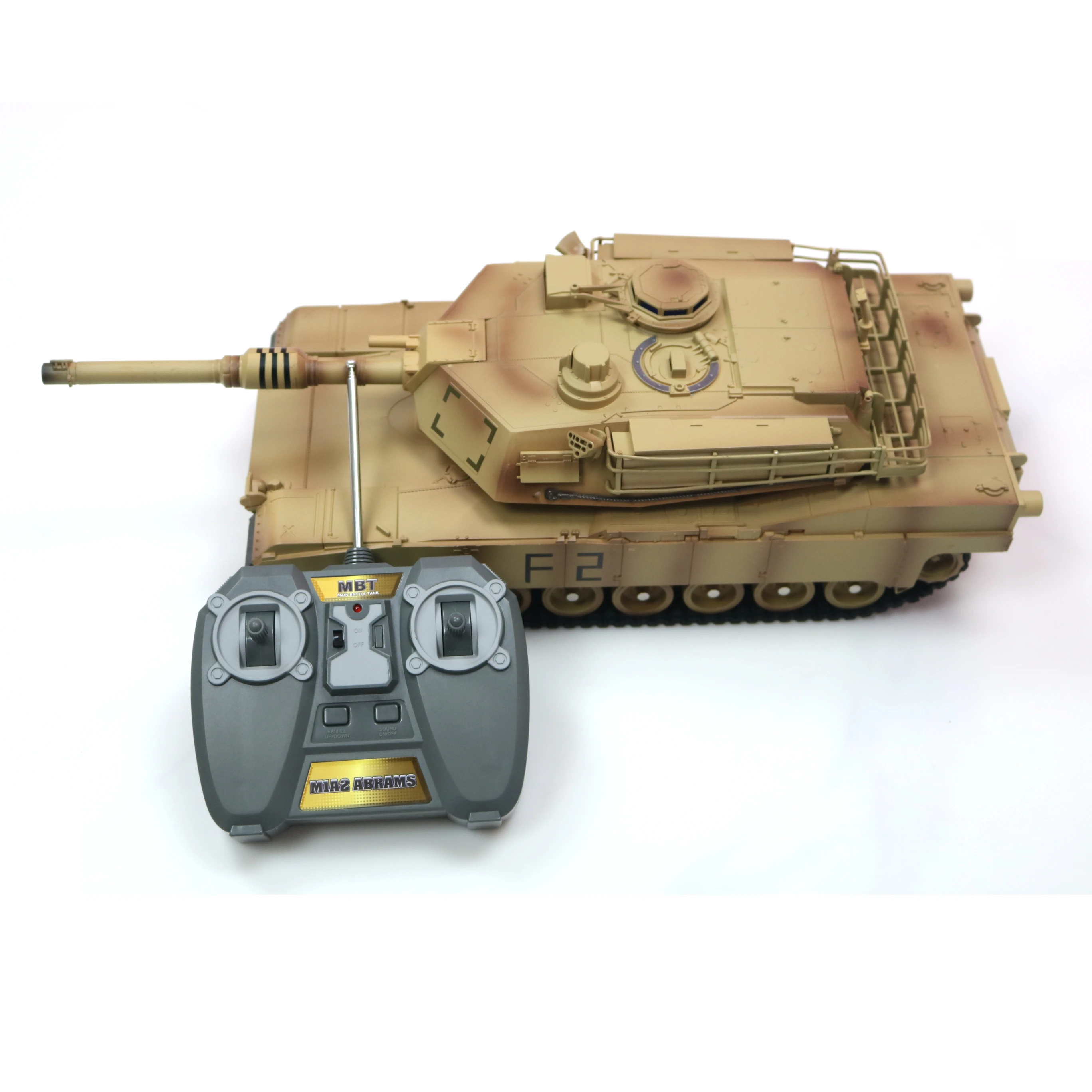 without box M1A2 Радиоуправляемый Танк 41 см электрический игрушечный танк радиоуправляемые игрушки Радиоуправляемый автомобиль электронные игры для детей мальчиков подарки на день рождения - Цвет: without box