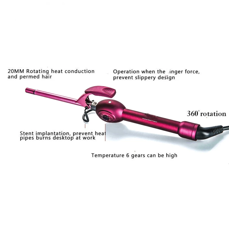 9 мм Волосы Бигуди Вьющееся Железо Мужчин Волна Для Волос Палочки