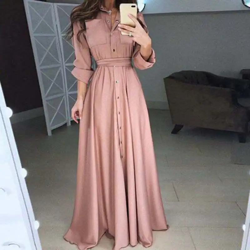 LITTHING Мода 2019 г. Vestidos Весна для женщин пикантные Повседневное платье с длинным