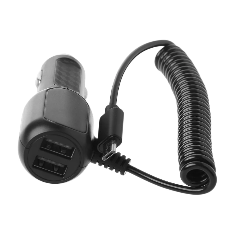 Двойной USB с одним микро-разъем быстрой зарядки от прикуривателя двойным