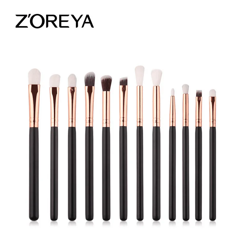 ZOREYA 12 шт. хит продаж кисти для макияжа кисточка век набор кистей инструменты pincel