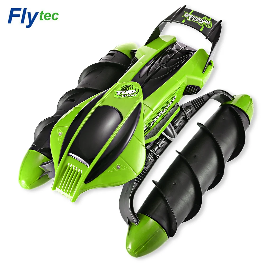 Flytec Multi function RC лодка/Танк/автомобиль на воде трава песок детский пульт