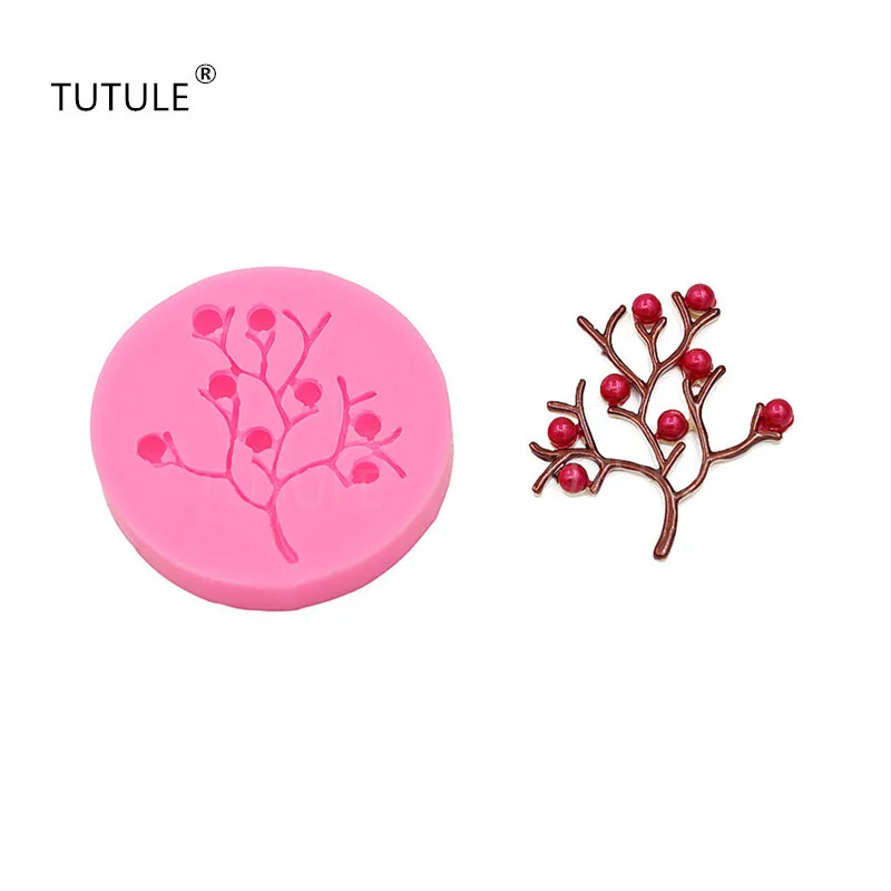 Кружевная силиконовая форма для торта с вишневым деревом|baking tools|kitchen baking toolsdecor mold